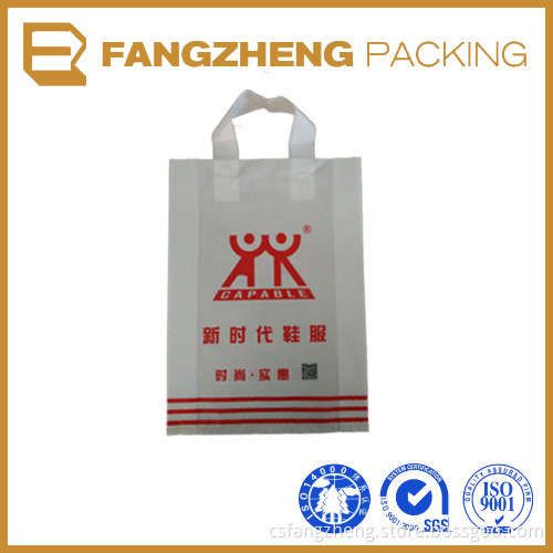2015 china factory 60micron HDPE/LDPE wholesale for plastic bags/Cheap handle bag/Soft Loop Handle Plastic Bag